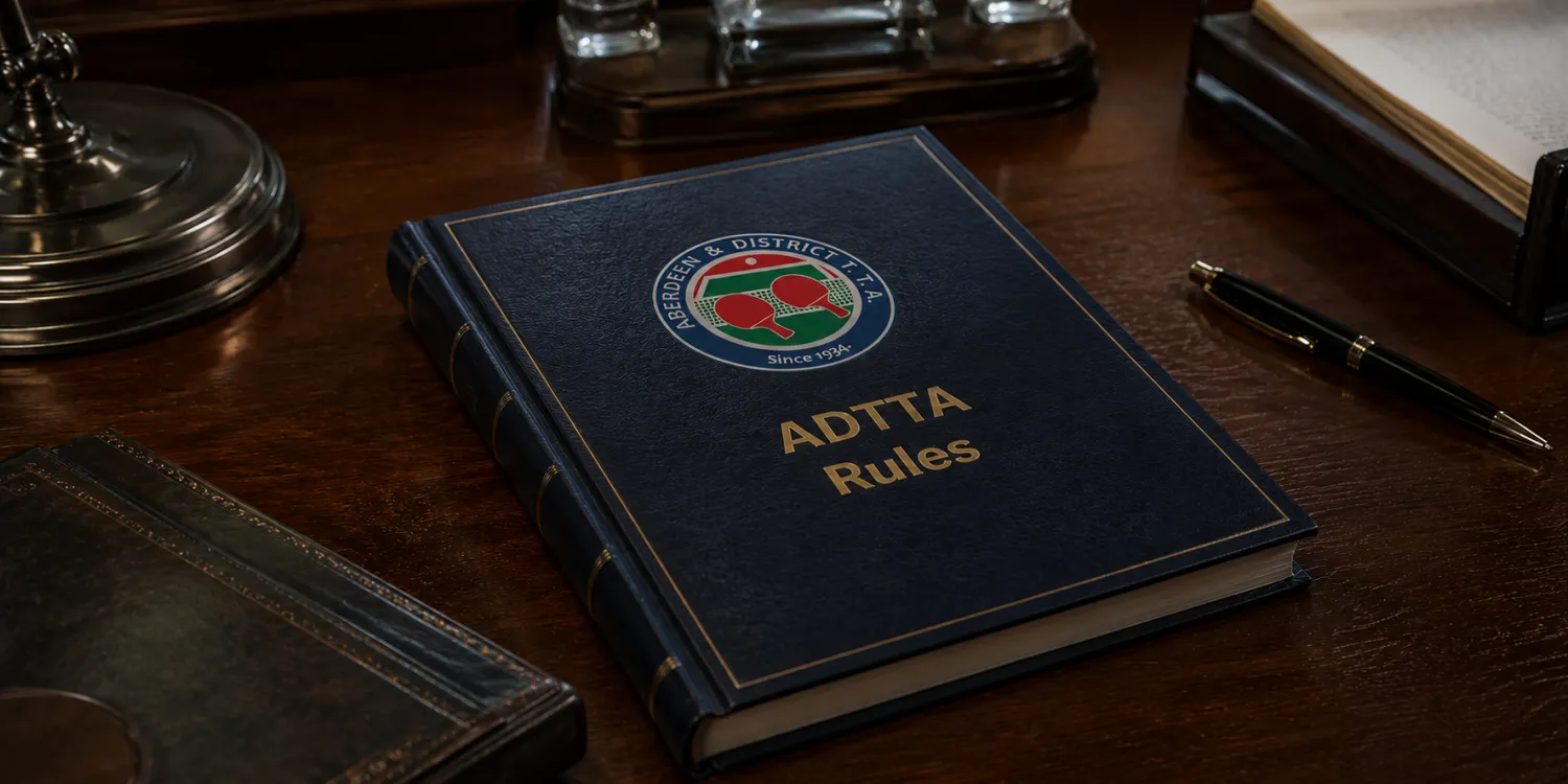ADTTA, Play, table tennis, ADTTA rules
