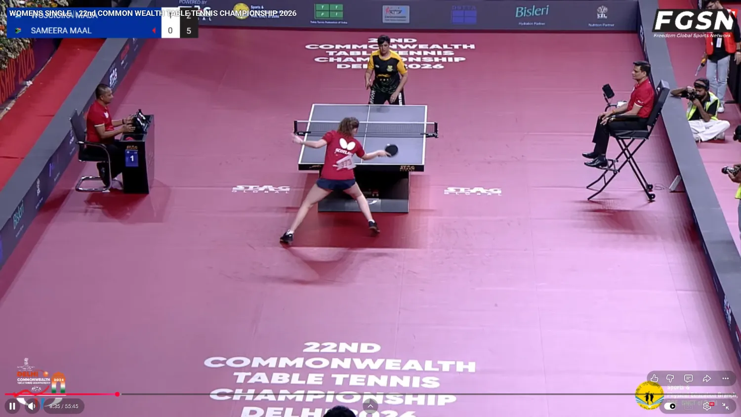 Table Tennis Academy, Maja Wójcicka, Commonwealth 2026, India