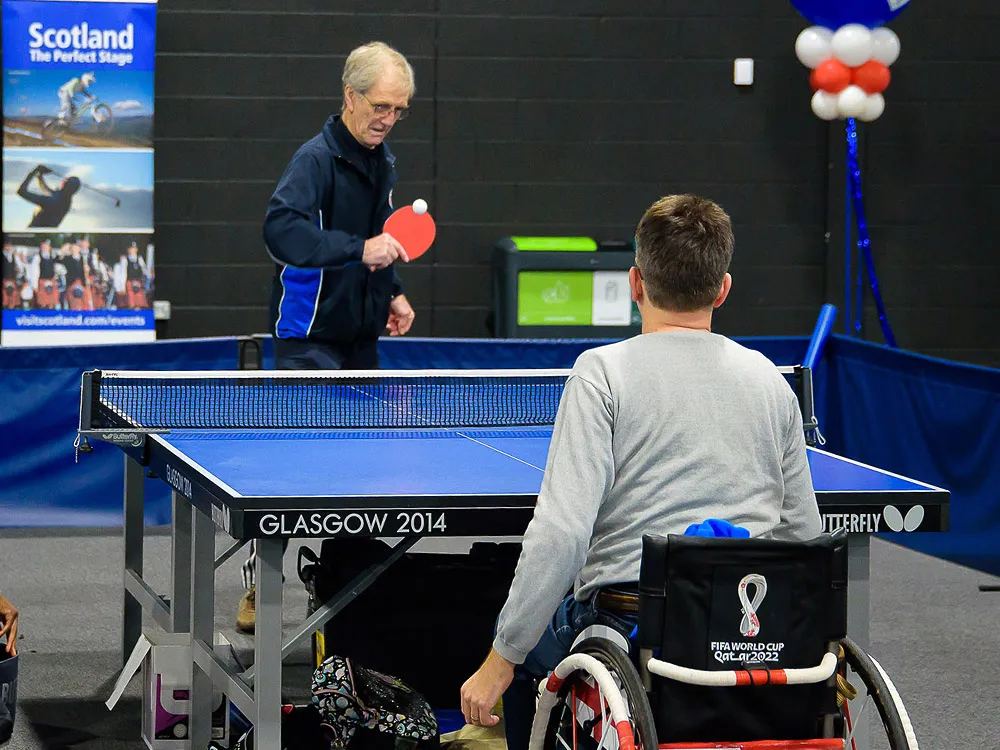 ADTTA Programmes, Disability sessions, ADTTA volunteers, table tennis