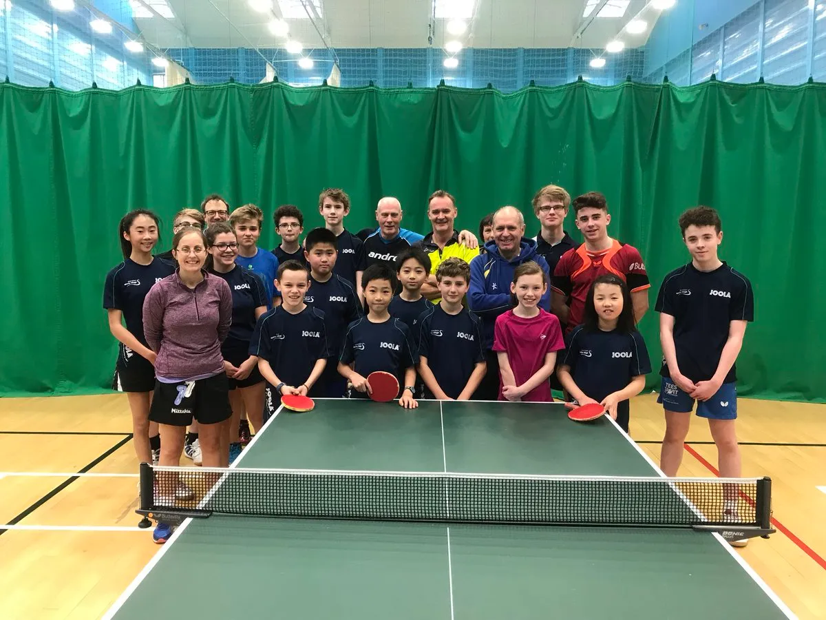 Table Tennis Academy, Two generations of Aberdeen Table Tennis Academy players along with coaches and volunteers, 2019