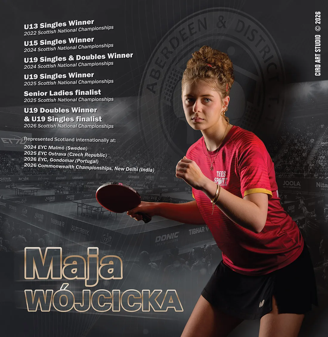 Balgownie Pavilion banner, Maja Wójcicka, design by CIRO art studio