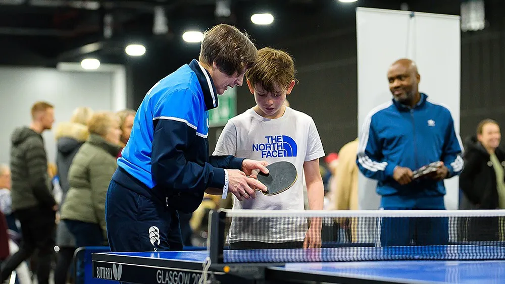 Development Pathway, table tennis presentation at TECA