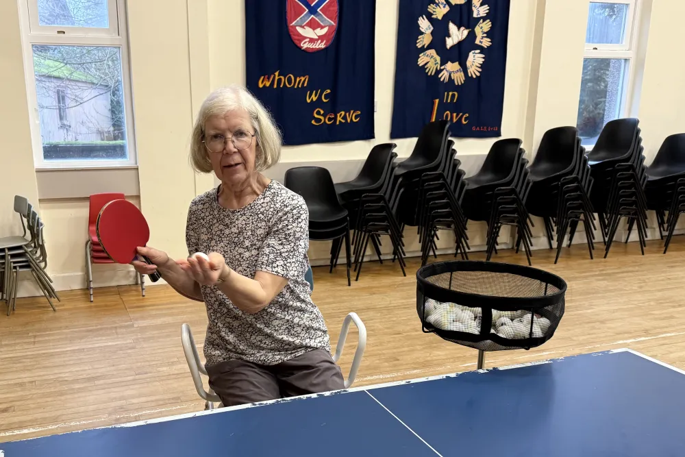 ADTTA Programmes, table tennis, Parkinson's and MS sessions